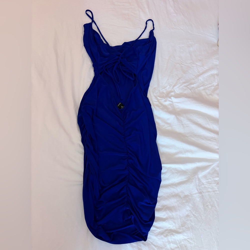 Windsor Royal Blue Mini Dress Size Large